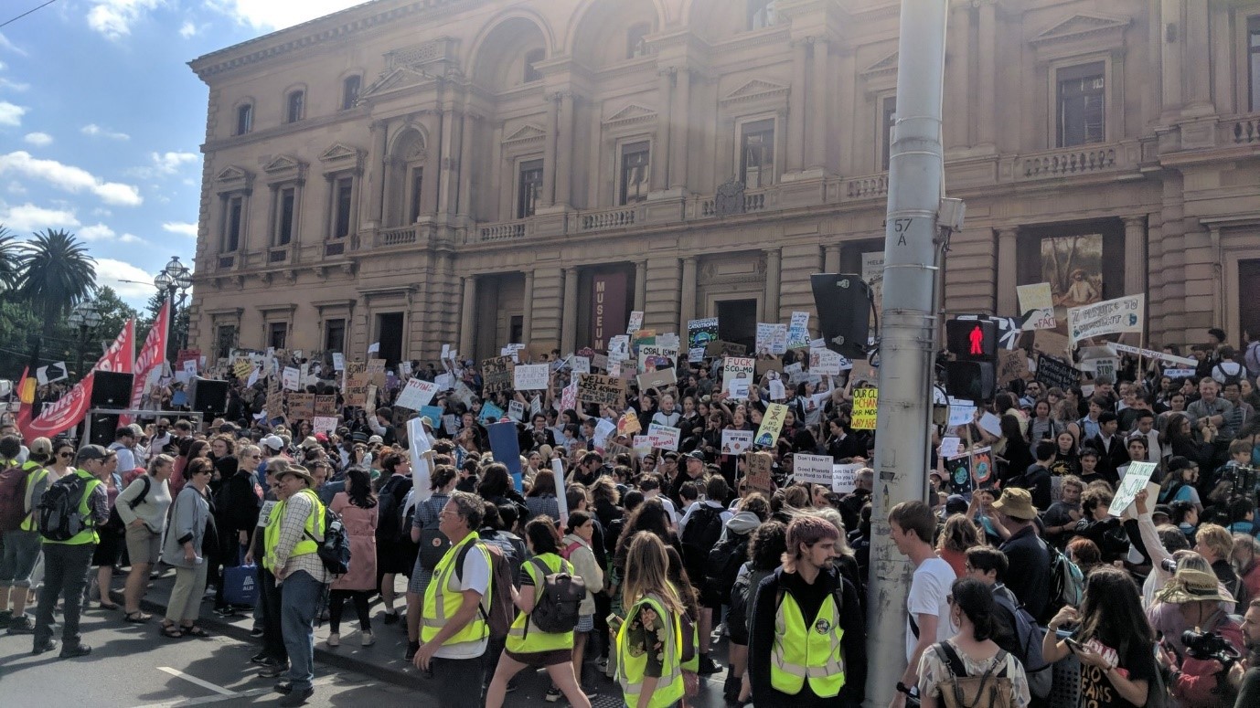 STUDENTS STRIKE FOR CLIMATE CHANGE