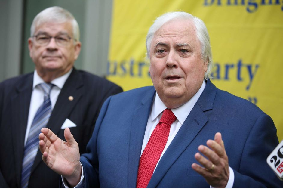 KEY FACTOR: THE PALMER UNITED PARTY